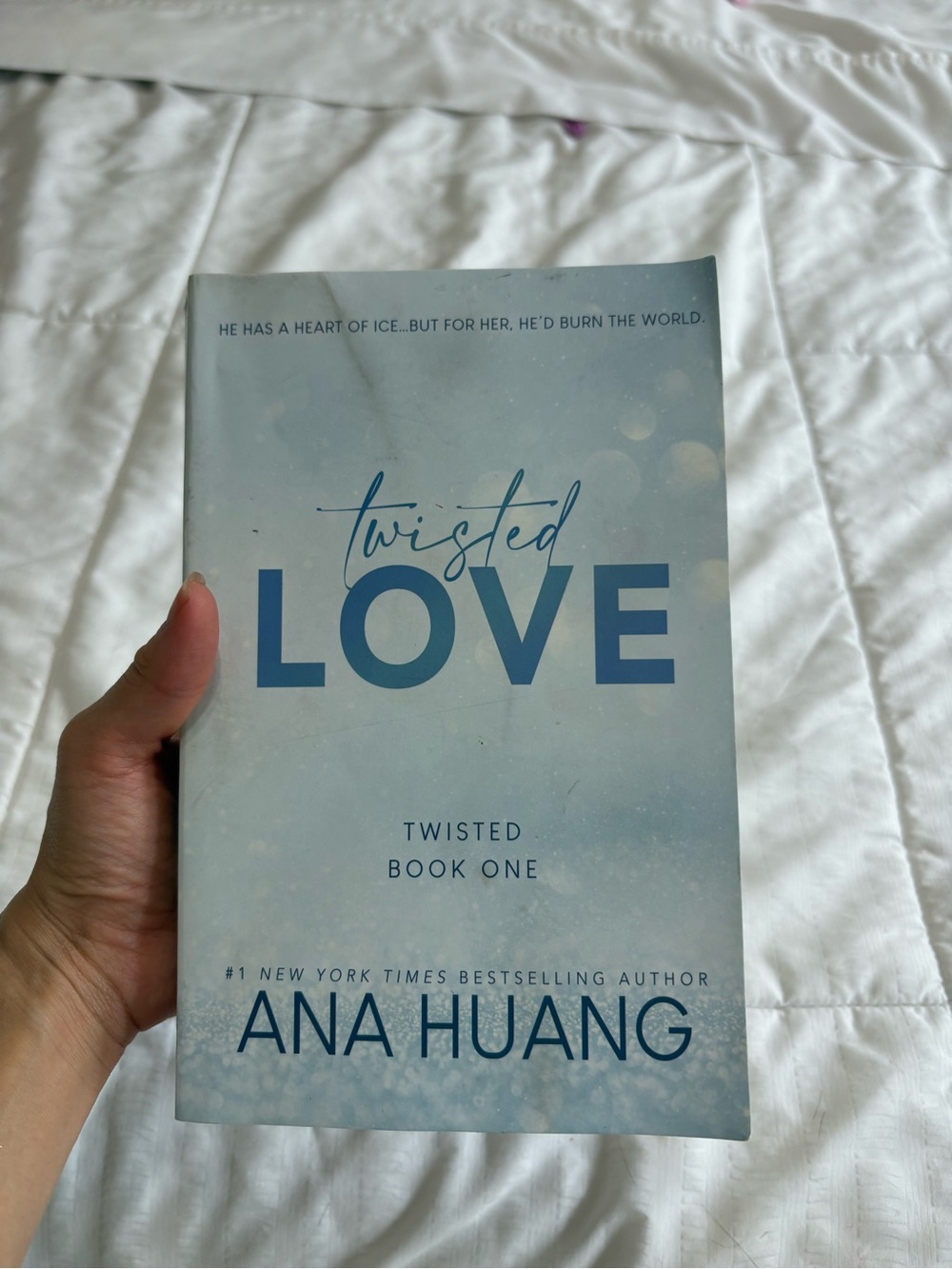 Twisted Love - Light Blue Paperback Back Cover